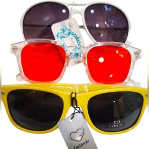 Set of 3 New Sunglasses – Gallerie & Chikara – UV400 Protection